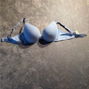 PINK Victoria's Secret Light Blue Padded Push-Up Bra